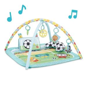 imageBright Starts 5in1 Your Way Ball Play  Jumbo Play Mat Converts to Ball Pit Baby Gym Newborn to Toddler  Totally Tropical GreenGrip  Kick Oball