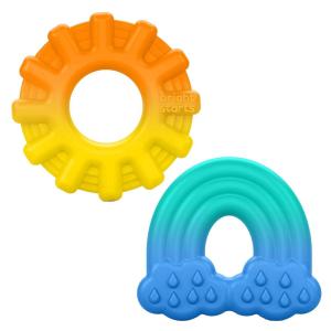 imageBright Starts Chill ampamp Teethe WaterFilled BPAFree Baby Teething Toy Ages 3 MonthsChance of Smiles
