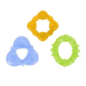 imageBright Starts Chill ampamp Teethe WaterFilled BPAFree Baby Teething Toy Ages 3 MonthsCitrus Chill  Teethe 3 PK