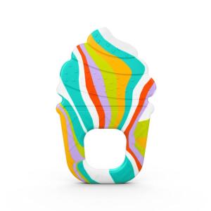 imageBright Starts Chill ampamp Teethe WaterFilled BPAFree Baby Teething Toy Ages 3 MonthsIce Cream Cone