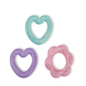 imageBright Starts Chill ampamp Teethe WaterFilled BPAFree Baby Teething Toy Ages 3 MonthsPetal Chill  Teethe 3 PK