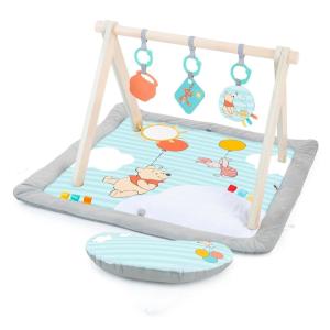imageBright Starts Disney Baby The Little Mermaid Twinkle Trove LightUp Musical Baby Activity Gym with Tummy Time Pillow NewbornWinnie the Pooh