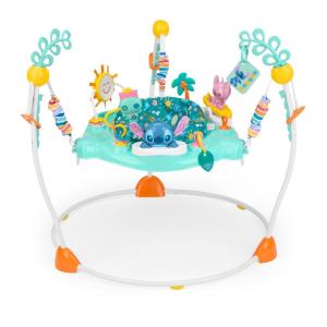 imageBright Starts Disney The Little Mermaid Sea of Activities Baby Activity Jumper with Interactive Toys Lights ampamp Music with Disney Princess Ariel 612 Months BlueStitch