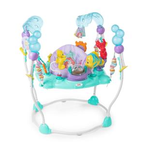 imageBright Starts Disney The Little Mermaid Sea of Activities Baby Activity Jumper with Interactive Toys Lights ampamp Music with Disney Princess Ariel 612 Months BlueThe Little Mermaid