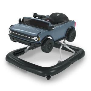imageBright Starts Ford Bronco 4in1 Blue Grey Baby Activity Center ampamp Push Walker with Removable Interactive Steering Wheel Toy 6 Months and upArea 51 Blue Bronco