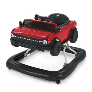imageBright Starts Ford Bronco 4in1 Blue Grey Baby Activity Center ampamp Push Walker with Removable Interactive Steering Wheel Toy 6 Months and upRace Red Bronco