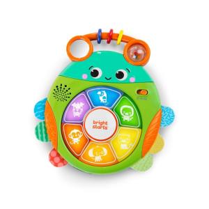 imageBright Starts Lights and Colors Driver Toy Steering Wheel with Car Sounds for Pretend Play  Green 6 Months and upSafari Surprise
