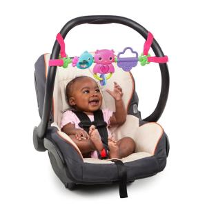 imageBright Starts OBall Flex n Go Activity Arch Stroller or Carrier TakeAlong Toy Ages Newborn Busy Birdies