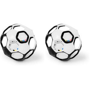 imageBright Starts Oball Easy Grasp Classic Ball Infant Toy in PinkPurple Age Newborn and up 4 InchesBlack  White Soccer Ball