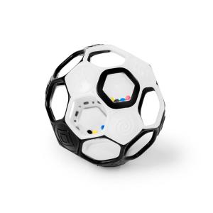 imageBright Starts Oball Grippin Goals Rattle Soccer Ball  Black ampamp White EasyGrasp Toy for Newborn and UpBlack  White Soccer Ball