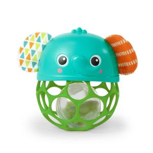imageBright Starts Oball Grippin Goals Rattle Soccer Ball  Black ampamp White EasyGrasp Toy for Newborn and UpGreen Elephant