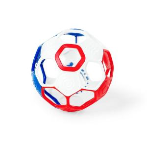 imageBright Starts Oball Grippin Goals Rattle Soccer Ball  Black ampamp White EasyGrasp Toy for Newborn and UpRed  White  Blue Soccer Ball
