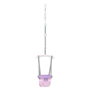 imageBright Starts Playful Parade Door Jumper for Baby with Adjustable Strap 6 Months and Up Max Weight 26 lbsPurple Paradise