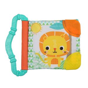 imageBright Starts Safari Buddies Soft Book Crinkle Plush Pages with Lion Monkey Elephant ampamp More Babys First Book Unisex Ages 0Teethe  Read