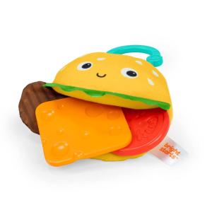 imageBright Starts SootheMate Plush Baby Teether Toy Unicorn Detachable PaciferShaped Teether for Newborns ampamp UpCheeseburger