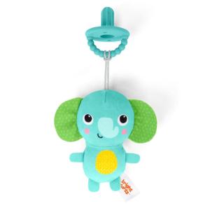 imageBright Starts SootheMate Plush Baby Teether Toy Unicorn Detachable PaciferShaped Teether for Newborns ampamp UpElephant