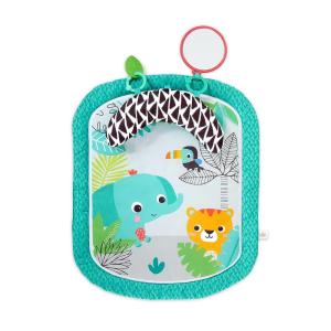 imageBright Starts Totally Tropical Prop ampamp Play Tummy Time Mat Baby Play Mat Tummy Time Pillow Sensory Toys Ages Newborn 