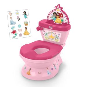 imageDisney Baby Finding Nemo My Size Potty Training Toilet by Bright Starts Toddler Potty Chair with Flushing ampamp Cheering Sounds Removable Seat with Splash Guard ampamp Handles Ages 18 Months Up to 50 lbsPrincess