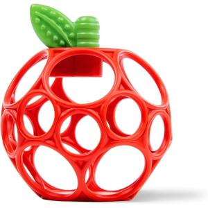 imageBright Starts Oball Easy Grasp Red Apple Teether Toy Hold My Own Collection BPA Free Unisex Newborn and UpApple