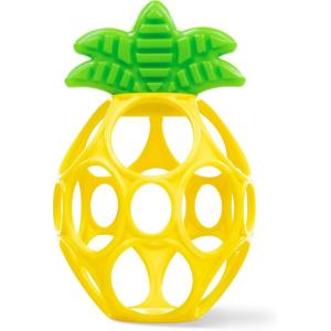 imageBright Starts Oball Easy Grasp Red Apple Teether Toy Hold My Own Collection BPA Free Unisex Newborn and UpPineapple