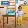 imageBright Starts Disney Stitch My Spot EasyClean Baby Booster Feeding Chair 3Point Harness Washable Removable Straps BlueBlue