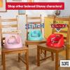 imageBright Starts Disney Stitch My Spot EasyClean Baby Booster Feeding Chair 3Point Harness Washable Removable Straps BlueCars