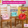imageBright Starts Disney Stitch My Spot EasyClean Baby Booster Feeding Chair 3Point Harness Washable Removable Straps BluePrincess