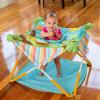 imageBright Starts John Deere Pop N Jump Portable Baby Jumper Foldable IndoorOutdoor Baby Jumper with Sensory Activities Ages 612 MonthsAnimal