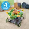 imageBright Starts John Deere Pop N Jump Portable Baby Jumper Foldable IndoorOutdoor Baby Jumper with Sensory Activities Ages 612 MonthsGREEN