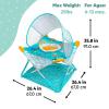 imageBright Starts John Deere Pop N Jump Portable Baby Jumper Foldable IndoorOutdoor Baby Jumper with Sensory Activities Ages 612 MonthsNemo
