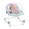 imageBright Starts Disney Baby MINNIE MOUSE Infant to Toddler Rocker amp Seat with Vibrations and Removable Toy Bar 030 Months Up to 40 lbs Forever BestiesRosy Rainbow
