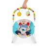 image:imageBright Starts Sesame Street Baby Bouncer Soothing Vibrations Infant Seat  I Spot Elmo with Cookie Monster and Big Bird  RemovableToy Bar 06 Months Up to 20 lbs