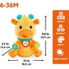 image:imageBright Starts Chat amp Cuddle Giraffe Musical Plush with Interactive Voice Recording amp Mimic Features for Baby and Toddler Learn Words amp Phrases Dances Along with Lights Ages 6 MonthsGiraffe