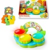 image:imageBright Starts Safari Sounds Gift Set 2PK Baby Toys for On The Go Musical Drum Toy and Car Keys Toy with Car Sounds Unisex Jungle Theme 36 Months and Up