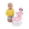 image:imageBright Starts Disney Junior Minnie Mouse My Size Potty Training Toilet Toddler Potty Chair with Flushing amp Cheering Sounds Removable Seat with Splash Guard amp Handles Ages 18 Months Up to 50 lbsMinnie