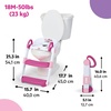 image:imageBright Starts Disney Junior Minnie Mouse My Size Potty Training Toilet Toddler Potty Chair with Flushing amp Cheering Sounds Removable Seat with Splash Guard amp Handles Ages 18 Months Up to 50 lbsMinnie Ladder