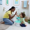image:imageBright Starts Disney Junior Minnie Mouse My Size Potty Training Toilet Toddler Potty Chair with Flushing amp Cheering Sounds Removable Seat with Splash Guard amp Handles Ages 18 Months Up to 50 lbsStitch