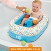 image:imageBright Starts Bathe amp Giggle 2in1 Baby Bath Tub and Ball Pit Inflatable Bathtub with Builtin Air Pump and 8 Floating Balls Portable Design Deflates and Folds Easily 6MNeutral