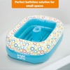 image:imageBright Starts Bathe amp Giggle 2in1 Baby Bath Tub and Ball Pit Inflatable Bathtub with Builtin Air Pump and 8 Floating Balls Portable Design Deflates and Folds Easily 6MNeutral