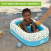 image:imageBright Starts Bathe amp Giggle 2in1 Baby Bath Tub and Ball Pit Inflatable Bathtub with Builtin Air Pump and 8 Floating Balls Portable Design Deflates and Folds Easily 6MNeutral