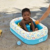 image:imageBright Starts Bathe amp Giggle 2in1 Baby Bath Tub and Ball Pit Inflatable Bathtub with Builtin Air Pump and 8 Floating Balls Portable Design Deflates and Folds Easily 6MNeutral