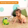 image:imageBright Starts Bop Around Frog Crawl amp Chase Pal Plush Toy with Movement Sounds amp Melodies Unisex 6 Months
