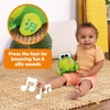 image:imageBright Starts Bop Around Frog Crawl amp Chase Pal Plush Toy with Movement Sounds amp Melodies Unisex 6 Months