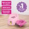 image:imageBright Starts Disney and Pixar Cars Full Comfort Potty Training Toilet Easy Clean Removable Bowl Splash Guard High Back for Comfort amp Stability Toddlers up to 50 lbsPINK