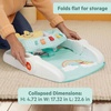 image:imageDisney Winnie the Pooh LearntoSit Baby Floor Seat by Bright Starts 2Positions Grow with Infant Portable Baby Chair Includes Sensory Toys Unisex 412 Months Pooh Bear Toy amp Theme