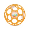 image:imageBright Starts Oball Rattle Ball EasyGrasp Infant Rattle with Finger Holes Orange 036 Months