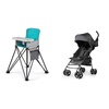 image:imageSummer Infant Pop N Dine SE Highchair amp 3D Mini Convenience Stroller  Portable IndoorOutdoor Dining High Chair for 6 Months45 Pounds amp Lightweight Umbrella Stroller
