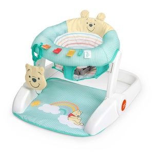 image:imageDisney Winnie the Pooh LearntoSit Baby Floor Seat by Bright Starts 2Positions Grow with Infant Portable Baby Chair Includes Sensory Toys Unisex 412 Months Pooh Bear Toy amp Theme