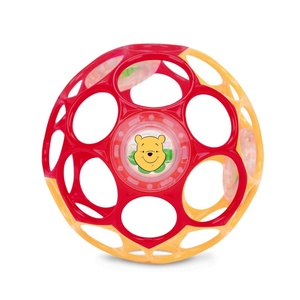 image:imageDisney Winnie the Pooh Oball EasyGrasp Rattle by Bright Starts Infant Toy in RedYellow Age Newborn and up 4 Inches