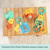 image:imageBright Starts Disney Baby Winnie the Pooh Silly Ole Bundle Gift Set 5Piece Sensory Toy Set with Rattle Teether Oball amp Flash Cards Developmental Baby Toys 012 Months Newborn GiftWinnie the Pooh Silly Ole Bundle Gift Set